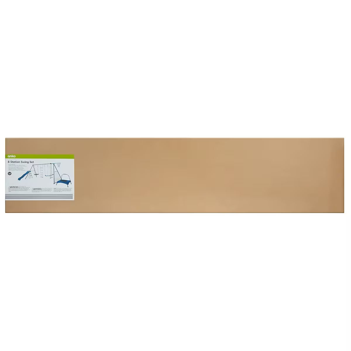 8 Station Swing Set Kids Outdoor Playground Swings Slide Climbing Frame