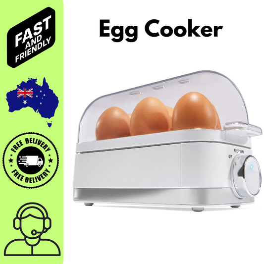 Electric Egg Cooker Boiler Steamer Automatic 7 Egg Capacity Kitchen Tool