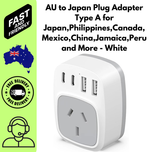 Japan Travel Adapter AU to Japan Plug Type A Worldwide Travel Power Adapter