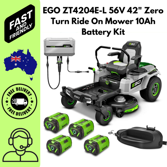 EGO ZT4204E-L 56V 42" Zero Turn Ride On Mower 10Ah Battery Kit