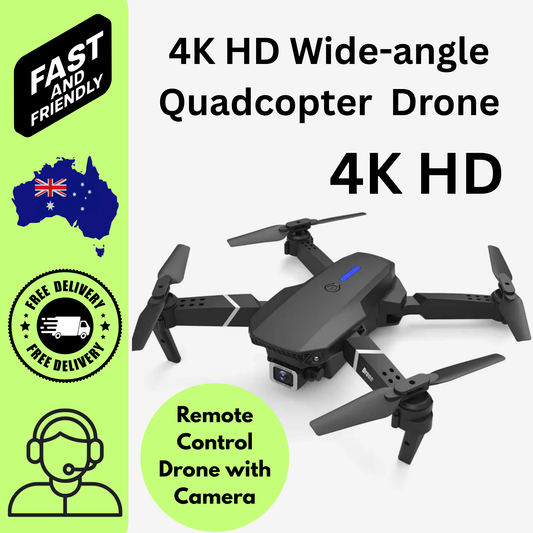 4K HD Camera Drone Wide Angle RC Quadcopter WiFi FPV Foldable Drone
