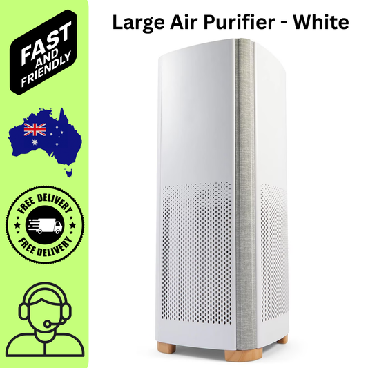 Large Air Purifier HEPA Filter Home Air Cleaner White Smoke Dust Allergy