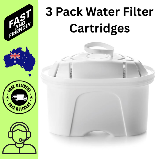 3 Pack Water Filter Cartridges Replacement Filters Jug Compatible