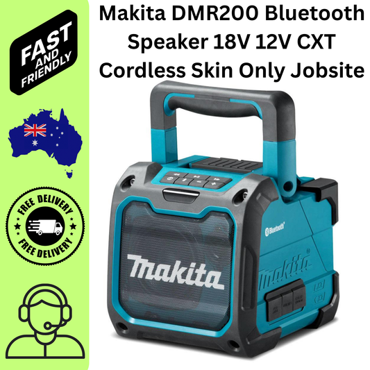 Makita DMR200 Bluetooth Speaker 18V 12V CXT Cordless Skin Only Jobsite