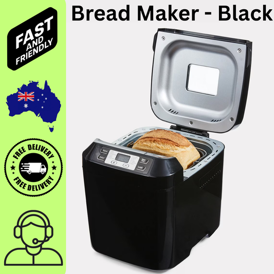 Bread Maker Machine Black Automatic Bread Maker Multi Function 2LB