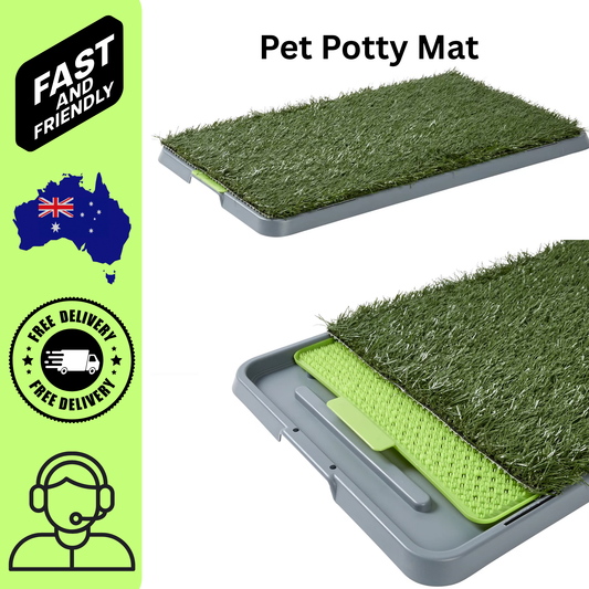 Pet Potty Mat Dog Grass Toilet Trainer Pad Reusable Puppy Training